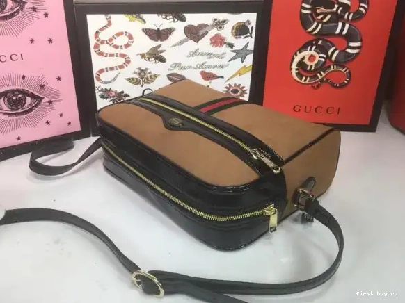 First bag ru Gucci Small Bag Shoulder Suede Ophidia 0521